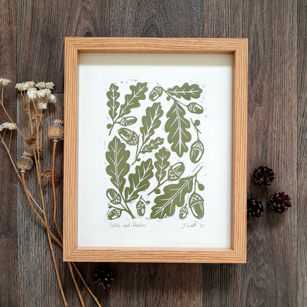 Leaf Printed Tiles Etsy UK