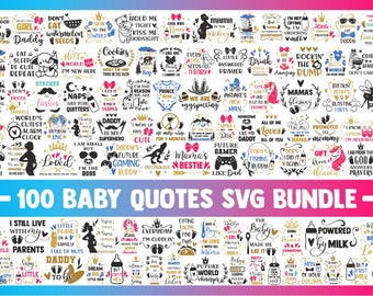 SVG recién nacido, paquete SVG embarazada, paquete SVG bebé, Baby Shower svg, Baby Girl svg, Baby Boy svg, Baby Sayings svg, Baby Quotes svg