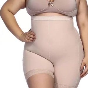 Womens Side Zipper Tummy Control Body Shaper Butt Lifter Shapewear