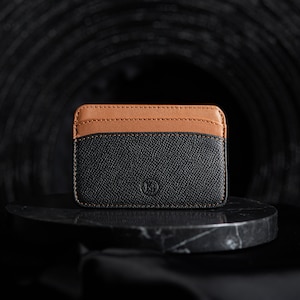 Men's and Women's Card Holder in Luxury Italian Leather: Epsom Calfskin / Saffiano Calfskin / Nappa Lambskin RFID Contactless Bank Card Protection image 10