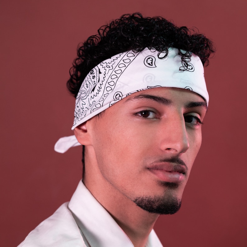 Das Bandana 100 % Premium-Baumwolle Paisley-Muster 20 Farben zur Auswahl einzeln oder in Sets mit 5, 10 oder 20 Bandanas Bild 6