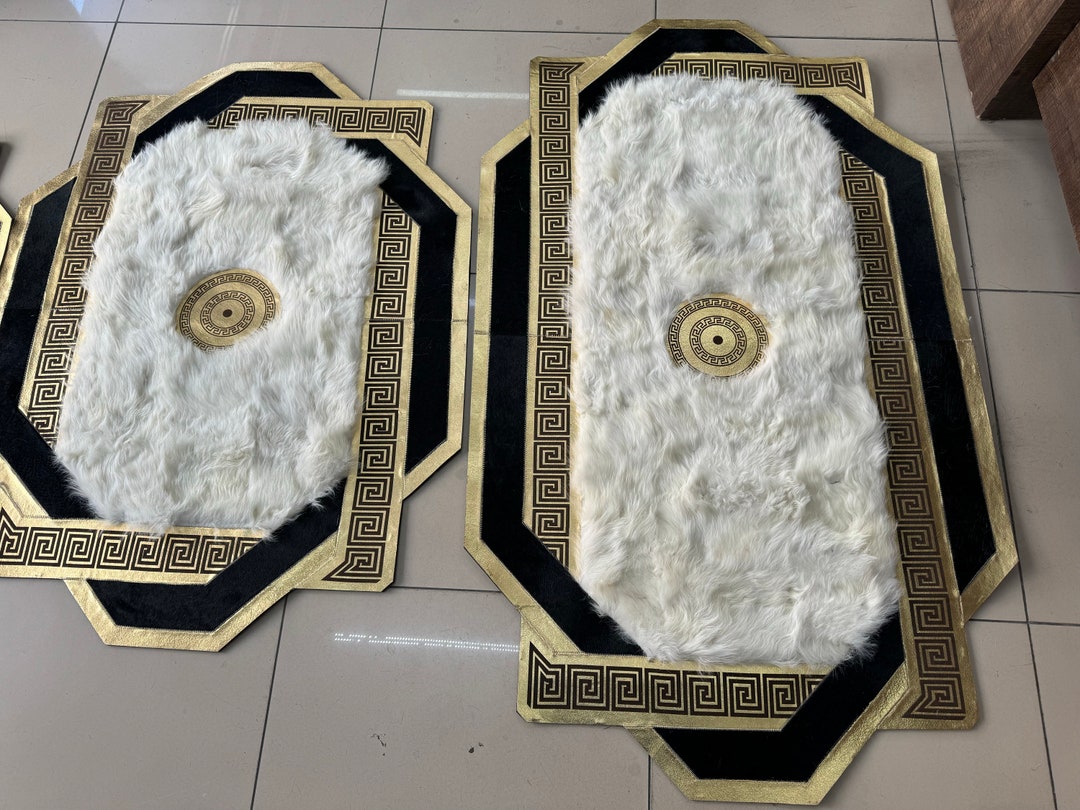Custom Size Luxury Fluffy Sheepskin Modern Shaggy 5x8 Rugs for Bedroom ...