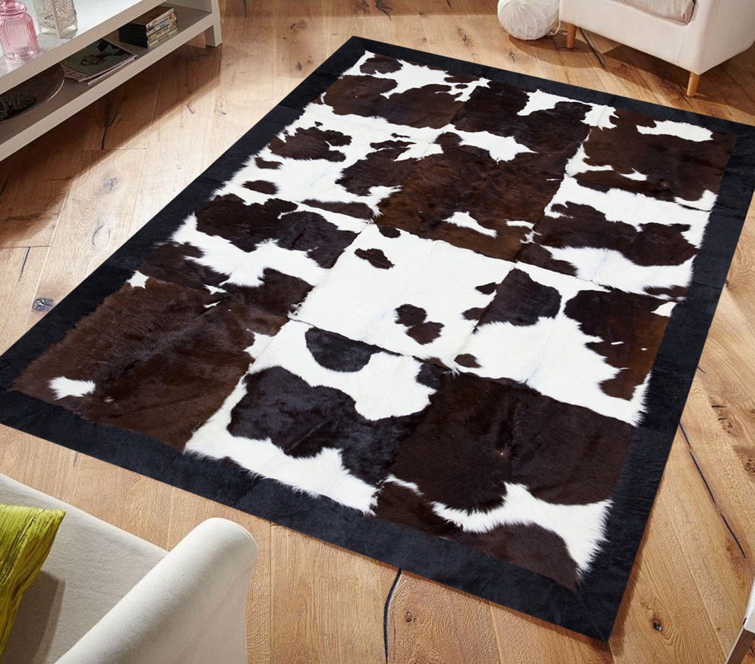 Cowhide High Quality Genuine Leather Living Room Rug, Cowhide Floor ...