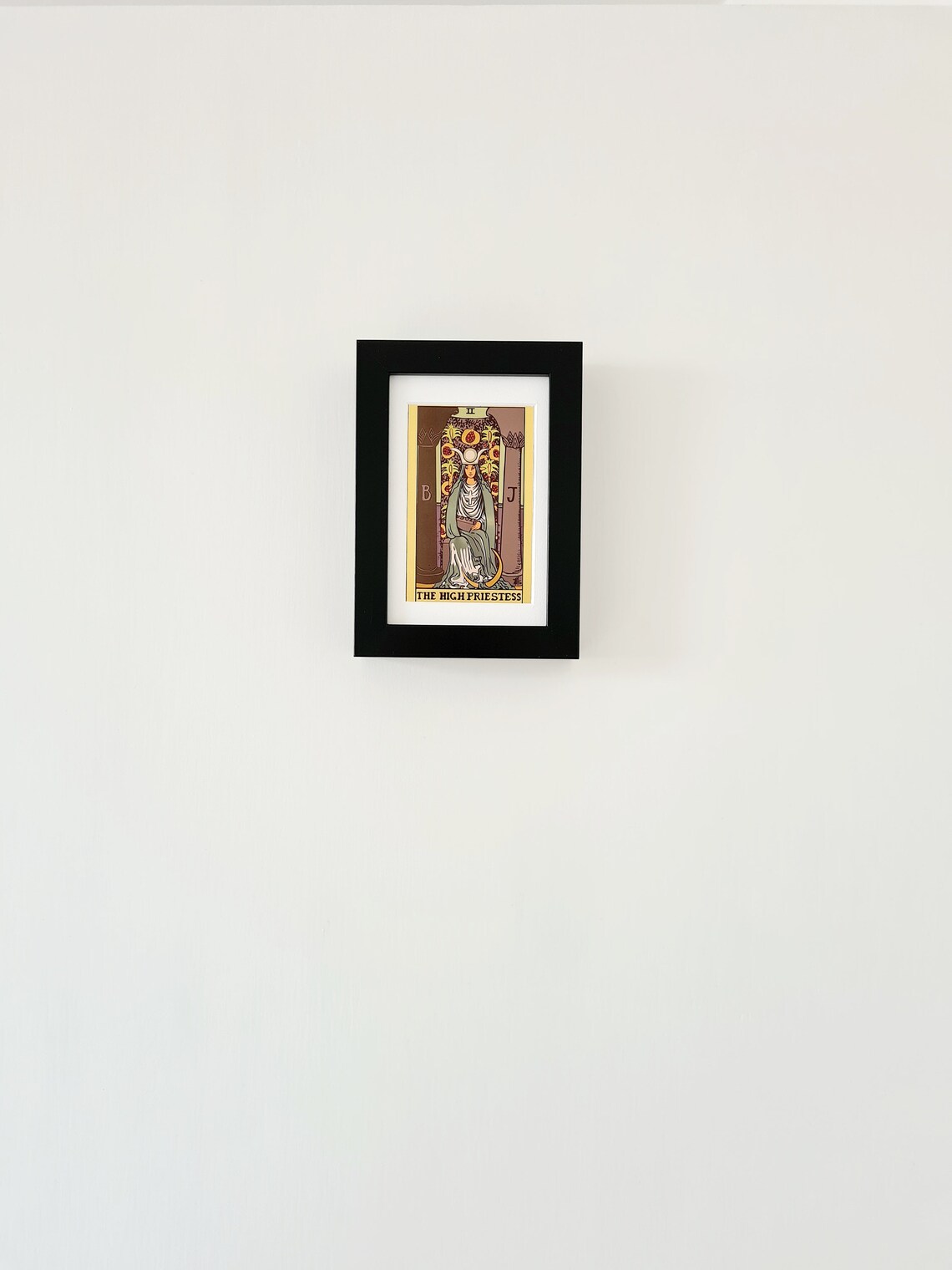 Original Tarot Card in a Frame Tarot Poster Divination Room Etsy