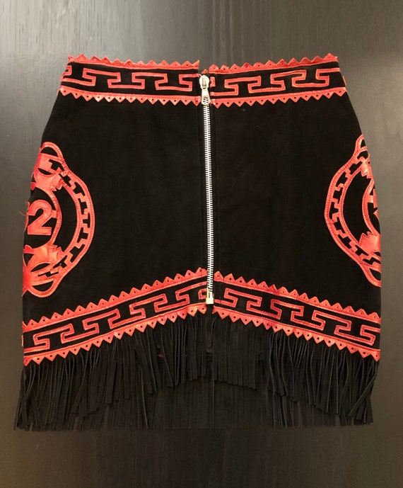 Jupe Vintage Jean Paul Gaultier Noire Avec Fermeture éclair - Taille XS - Neuf Avec étiquettes