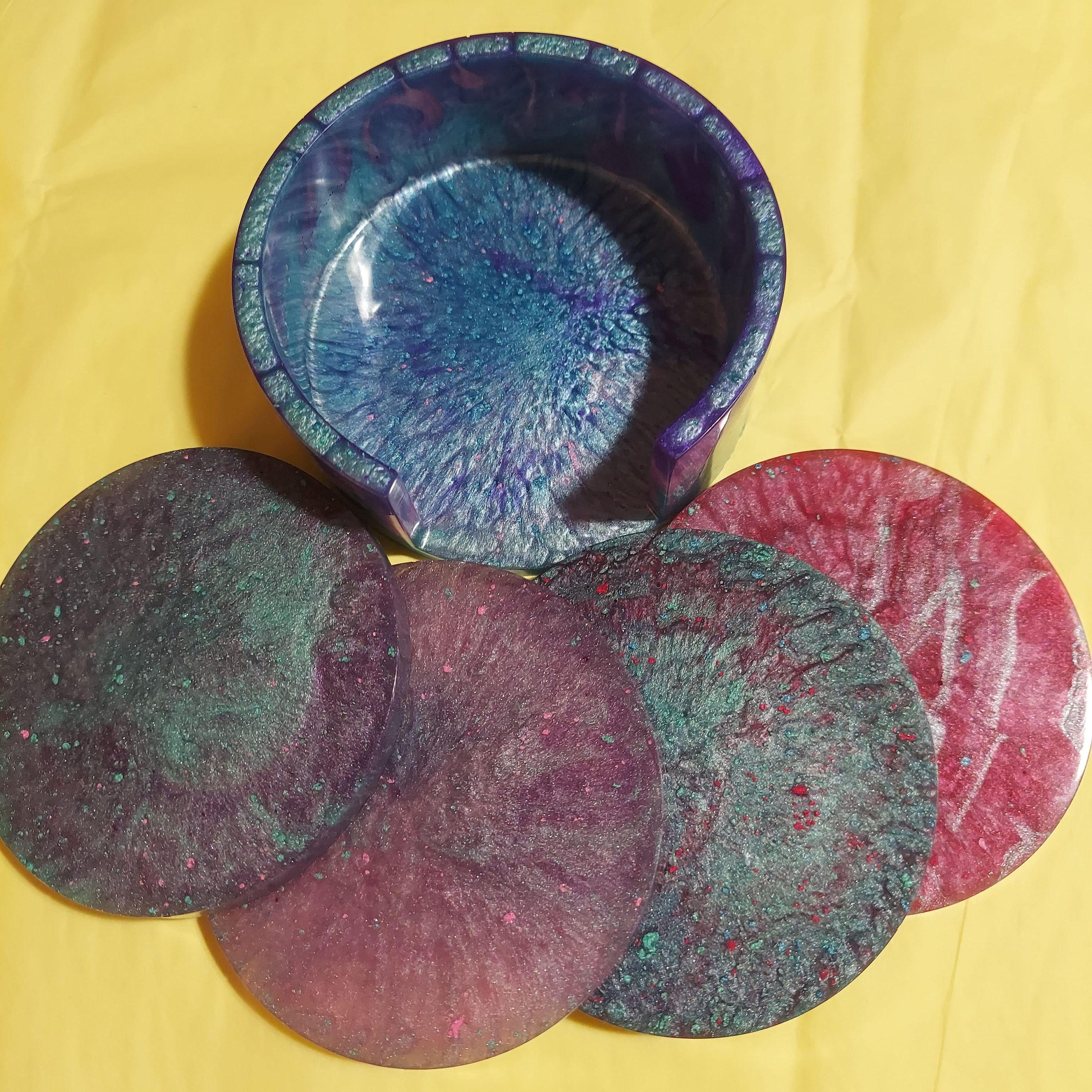 Handmade Coaster Set Etsy