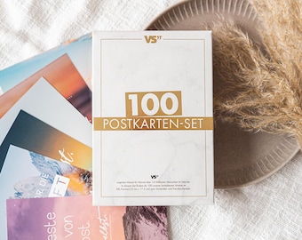 100 postcards in a set | Loving XXL postcards to give as gifts | Postcards with sayings