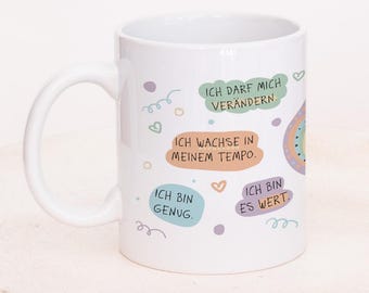 In my healing era - Ceramic mug | Gift for self-care, wellness, healing journey & coffee lovers: