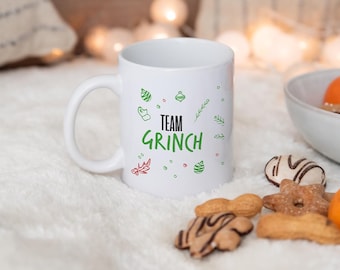 Christmas mug | Holiday mug | Mug with saying | Christmas gift | Grinch | Team Grinch |