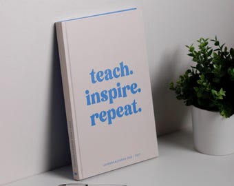 Lehrerkalender 2026/27 - teach, inspire. repeat. | Lehrerplaner | Teacher Planner | Schulplaner