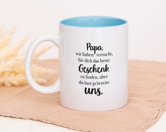 Papa Keramiktasse | Lustige Tasse für Väter | Papa Kaffeetasse | Geschenk für Papa | Vatertagsgeschenk | Geschenk zum Vatertag