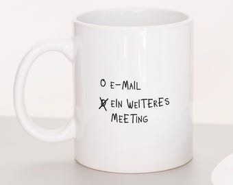 Check Box - Email, next meeting Ceramic Mug | Check-Box Design | Gift idea for the office, home office & coffee lovers