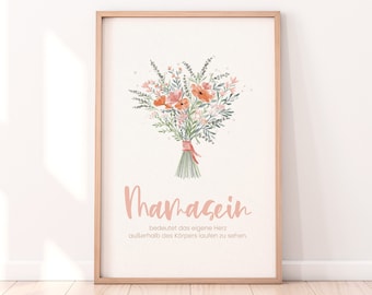 Mom Poster | Being a Mom | Wall Art | Gift for Mom | Mother's Day Gift | Mother's Day Present