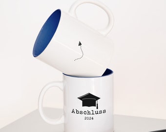 Abschluss Tasse | Tasse zum Abschluss | Tasse mit Abschlusshut | Abschlussgeschenk