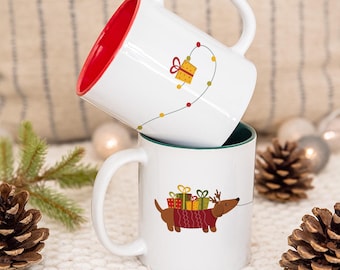 Christmas mug | Holiday mug | Dog mug | Christmas gift