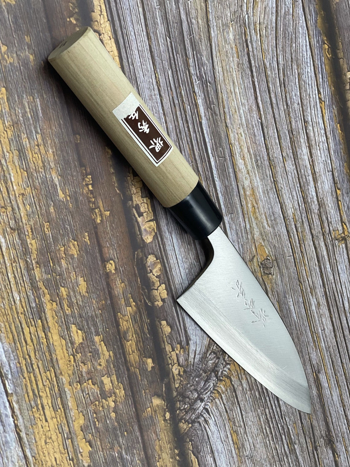 Vintage Japanese Ko Deba Knife 110mm Made in Japan Etsy