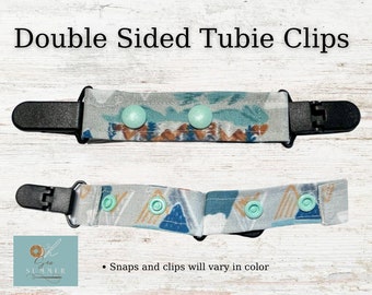 Double Sided Gtube Clip, One Set of Four Clips