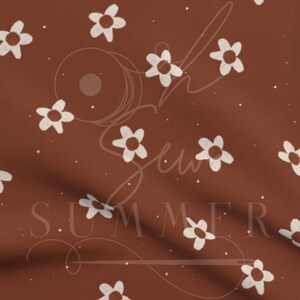 Made to Order, Floral Rust Boho , Premium UV50 Canopy For Wonderfold Wagon, Rainbow Baby, Veer, Wagonsfold Wagon, Veer