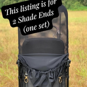 Made to Order,The Combo Solid/Mesh Canopy Shade End (Patent Pending),Set of Two,Wonderfold Wagon Canopy,Keenz Wagon,Rainbow Baby,Veer Wagon