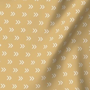 Made to Order, White arrows on Honey, Premium UV50 Canopy For Wonderfold, JoyMor, Wagonsfold, Rainbow Baby Wagon