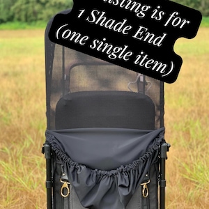 Made to Order,The Combo Solid/Mesh Canopy Shade End (Patent Pending),Single item,Wonderfold Wagon Canopy,Keenz Wagon,Rainbow Baby,Veer Wagon