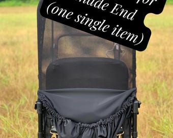 Made to Order,The Combo Solid/Mesh Canopy Shade End,Single item,Wonderfold Wagon Canopy,Keenz Wagon,Veer Wagon