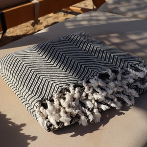 Alabanda Green Turkish Peshtemal Towel, Lightweight Beach Blanket, Cotton Linen Bath Towel, Sustainable Throw, Present , Christmas Gift