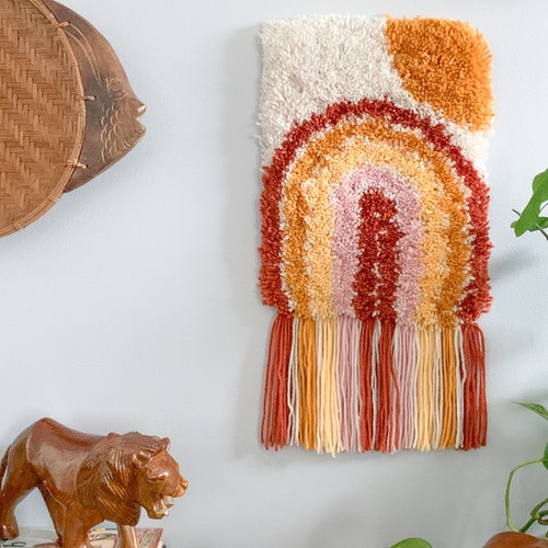 Latch Hooking Starter Kit. Rug Canvas and Latch Hook Tool. Rug Etsy