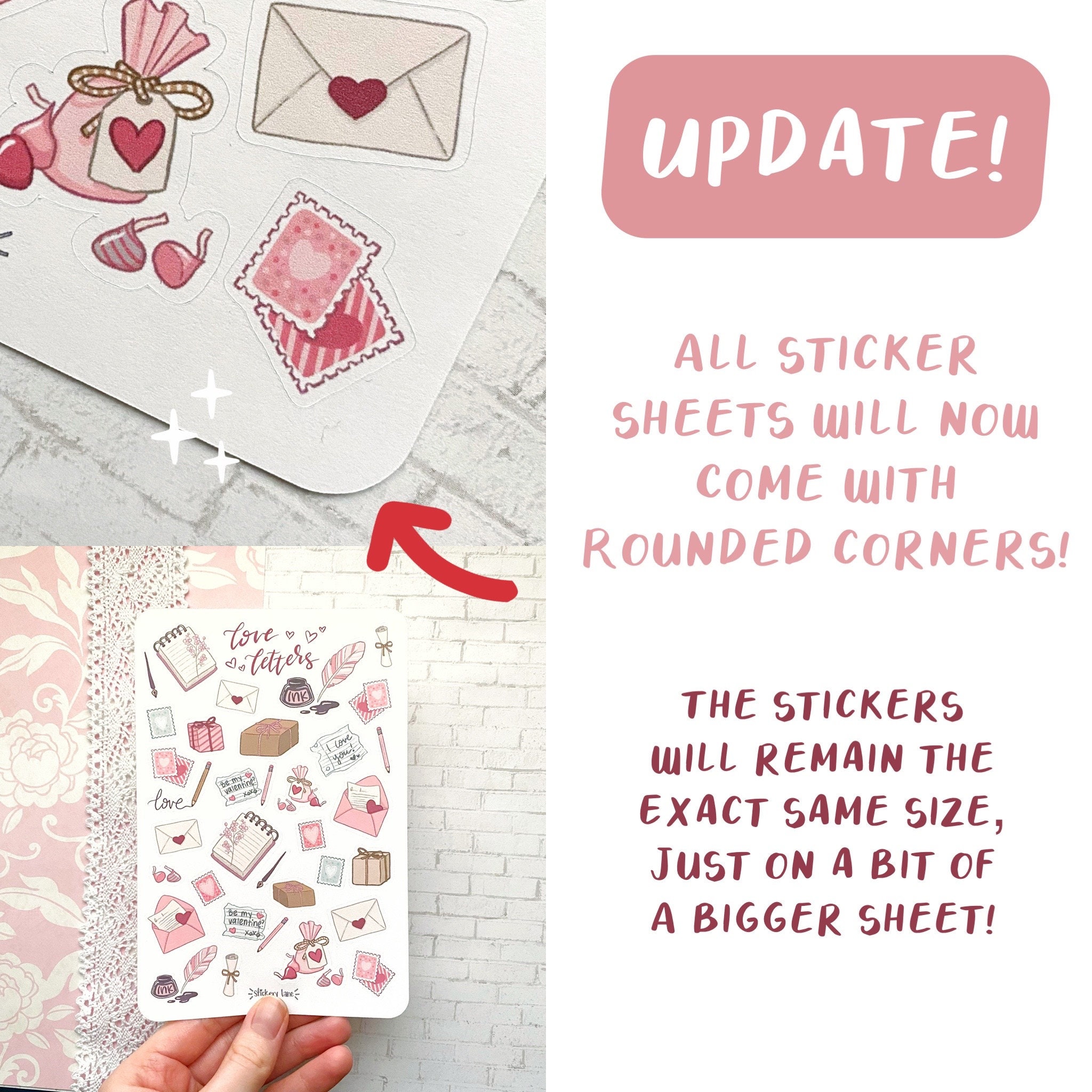 Birthday Foiled Script Stickers - Bullet Journal Stickers – Get Sheet Done