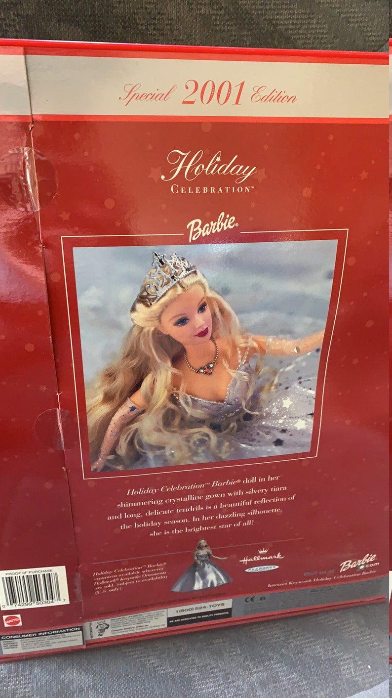 Barbie Holiday Celebration 2001 Doll Special Edition - Etsy