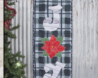 Full of Joy Pattern | P335 | Patch Abilities Julie Wurzer | Winter Christmas Wall Hanging | Rusty