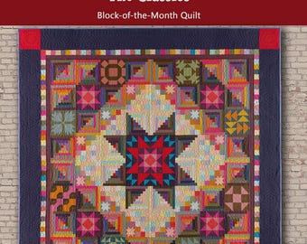 Amish With A Twist 2 Quilt Pattern | Block of the Month | NRDAWAT11 | Nancy Rink Designs | BOM | Rusty