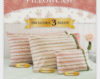 Magic Pillowcase Pattern | SF50017 | Jennifer Bosworth Shabby Fabrics | 3 Sizes | Rusty