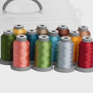 SIPPIN ON SUNSHINE Glide Thread Kit Bundle 12 Spools | Kimberbell  | Case No / Case Options | Rusty