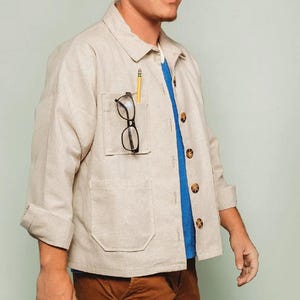 Ilford Jacket Sewing Pattern | FPC-IJ024 | Jacket Shirt Pattern | Friday Pattern Company | Rusty