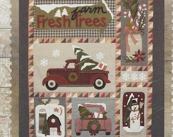 Bringing Home The Tree Pattern | BMB1359 | Stacy West Buttermilk Basin | BOM Wool Embroidery Stitchery Applique | Rusty