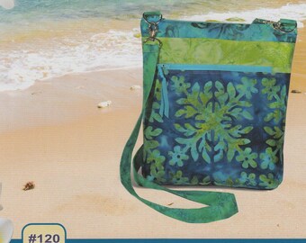 Barbados Bag Pattern | PSB120 | Pink Sand Beach Designs Nancy Green | Shoulder Tote |  Rusty