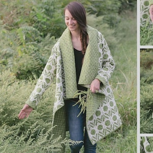Cozy Cascade - Quilted Cardigan Pattern | HC098257 | Rachel Rossi Wishflower | XS-3XL Quilt Jacket Rusty
