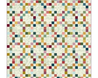 Confidence - Jelly Roll Quilt Pattern | LBQ-2116-P | Edyta Sitar Laundry Basket Quilts | Rusty