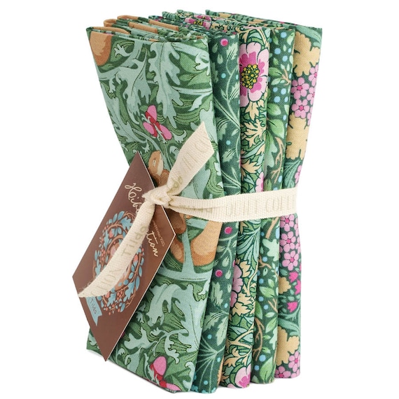 HIBERNATION Fat Quarter Bundle SAGE 5 Pcs | Tone Finnanger Tilda