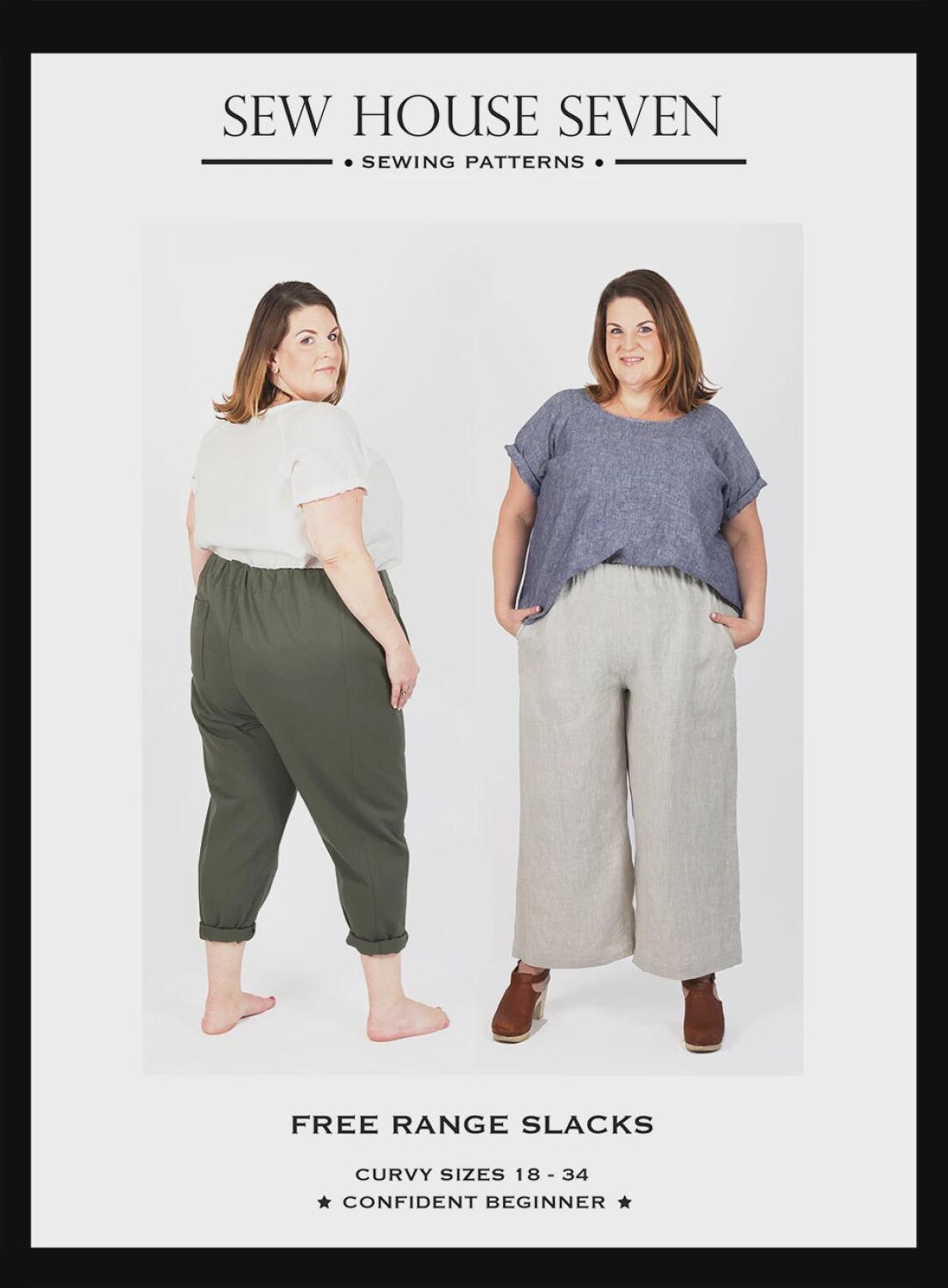 Free Range Slacks Pattern Curvy Pattern | SHS141C | Sew House Seven ...