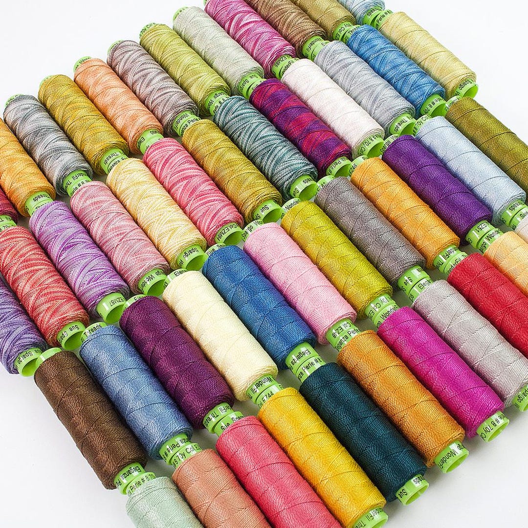 Primitive Tap Thread ELEGANZA PRIMITIVES 50 Spool Set | Sue Spargo Primitive Set | Wonderfil ...