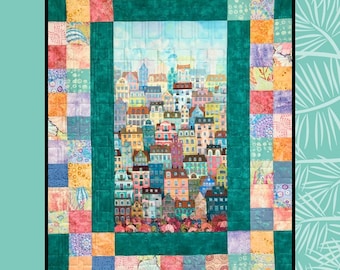 Hillside Charm Quilt Pattern | 50x68 | Villa Rosa Designs Sugar Pines | Rusty