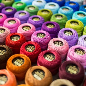 ELEGANZA 8wt Perle Cotton BEST PRICES Solid Colors | 5gm Ball 100 Color Options, Colors #600- 922 | Wonderfil | Rusty