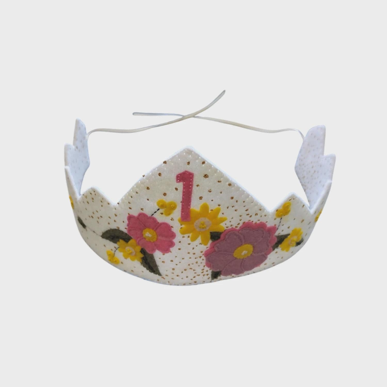 Flower Birthday Crown Kit | RK0625 | Rachel's of Greenfield | Felt