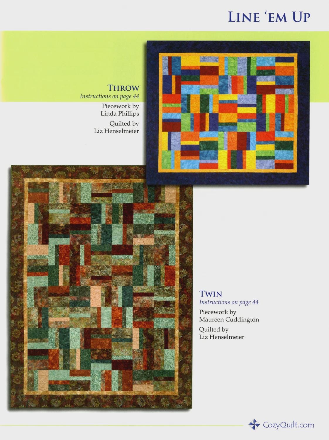 Fat Quarters Anonymous Pattern Book | CQD04011 | Daniela Stout Cozy ...