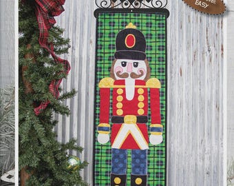 Big Nutcracker Pattern | P323PA | Patch Abilities |  Christmas Wall Hanging | Rusty