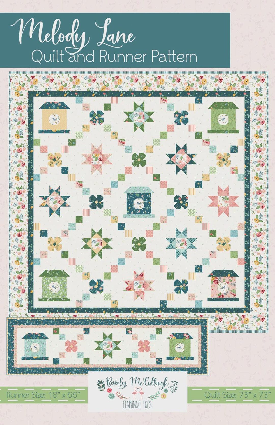Melody Lane Quilt Pattern | FT-8269ML | Flamingo Toes Beverly ...