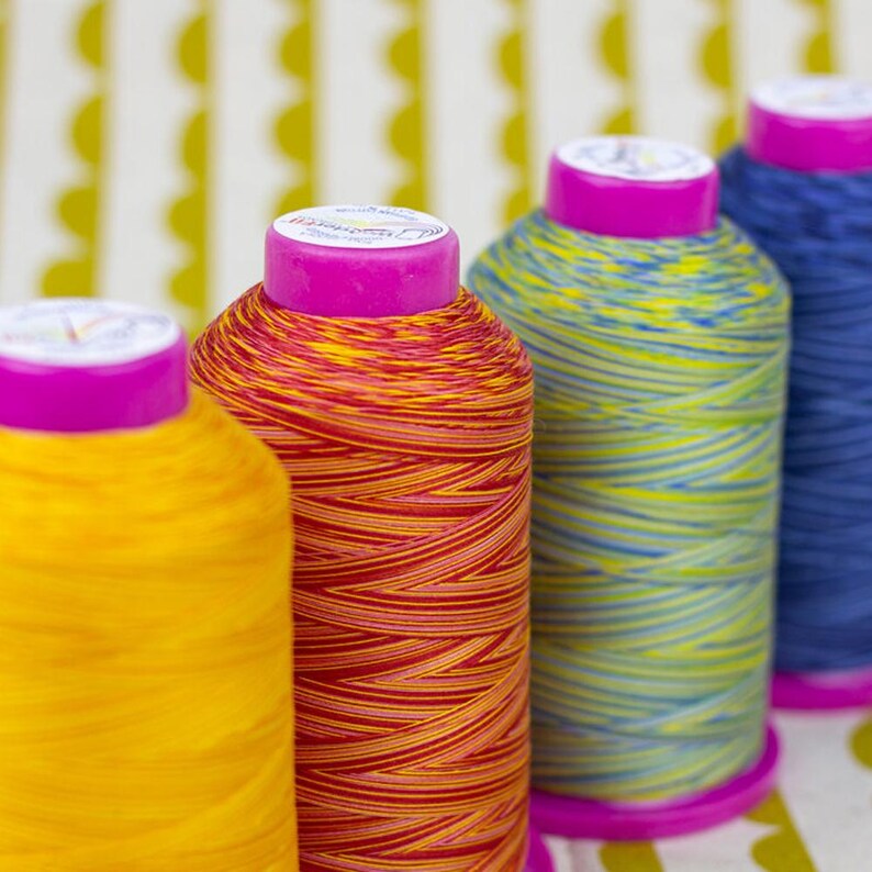 Mix Thread Spool TUTTI VARIEGATED Thread Single Spool COLORS | 50wt Mini, Medium, Large ...