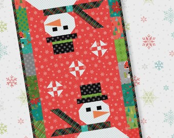 MR. Frosty Table Runner Pattern | ANK335 | Anka's Treasures Heather Peterson | Snowman Winter Christmas | Rusty